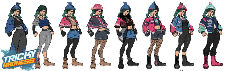 Tricky Madness - Tess Outfit Concepts